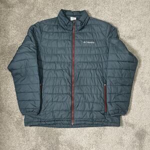 Columbia Jacket Mens Large Puffer Lightweight Insulated Outdoor Thermal Coil